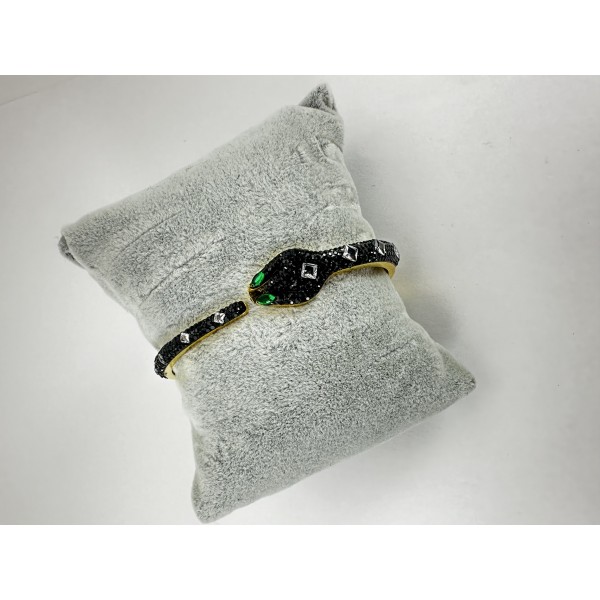 Gold Taşlı Yılan Desenli Anahtarlık 